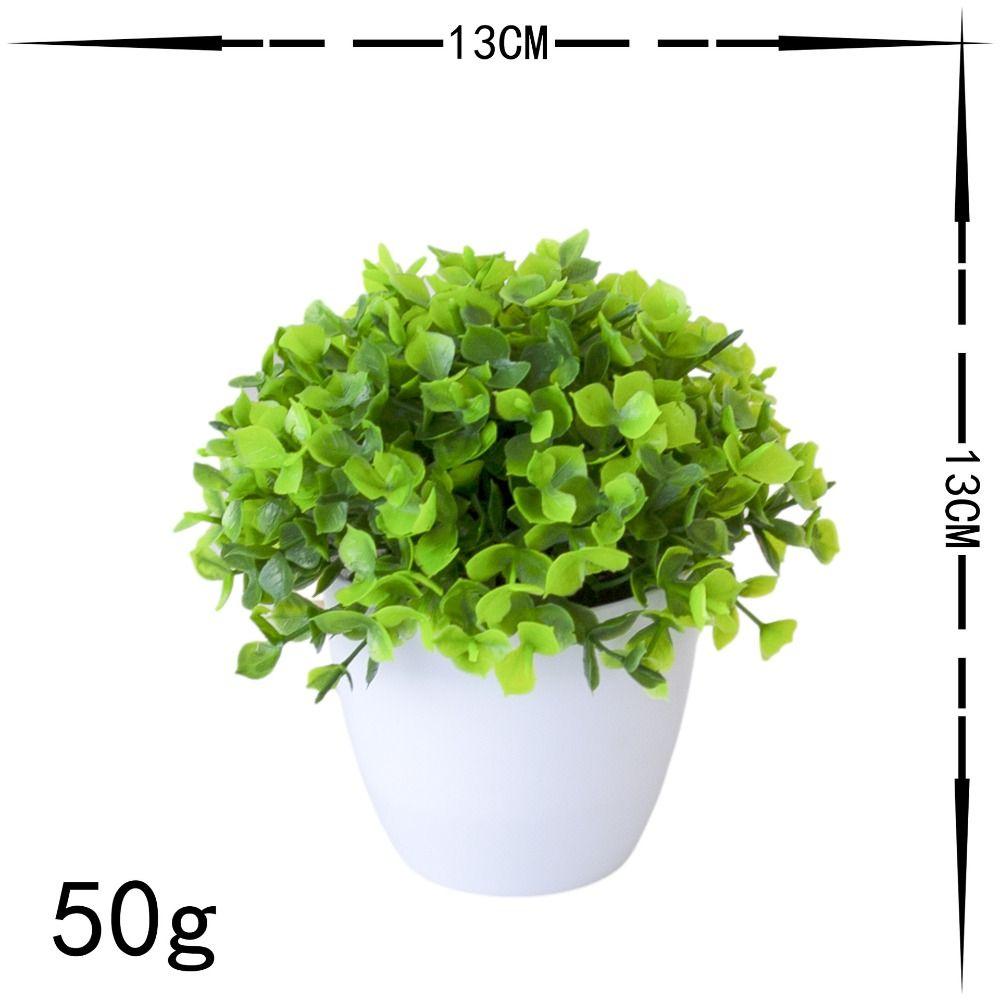 Umělá bonsai s eukalyptem, dračí oko, dekorace na stůl, živá dekorativní rostlina