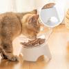 Stand Base Anti Spill  Cat Bowls Orthopedic Design Elevated Bowls Set  Puppy Feeding