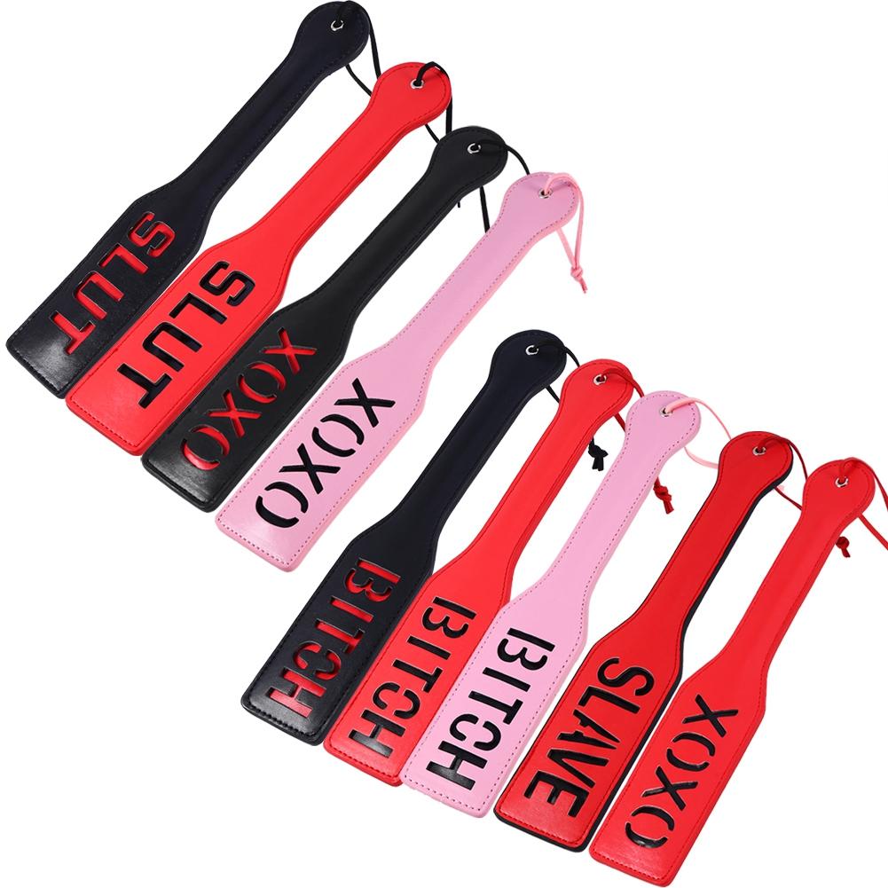 9Styles Spank Paddle Slave Bitch Xoxo Kinky Submissive Fetish BDSM SM Flog Beat Whip Sex Toy