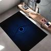Blue Eye Abstract Optical Design suitable as a non-slip mat for the living room or bedroom sofa