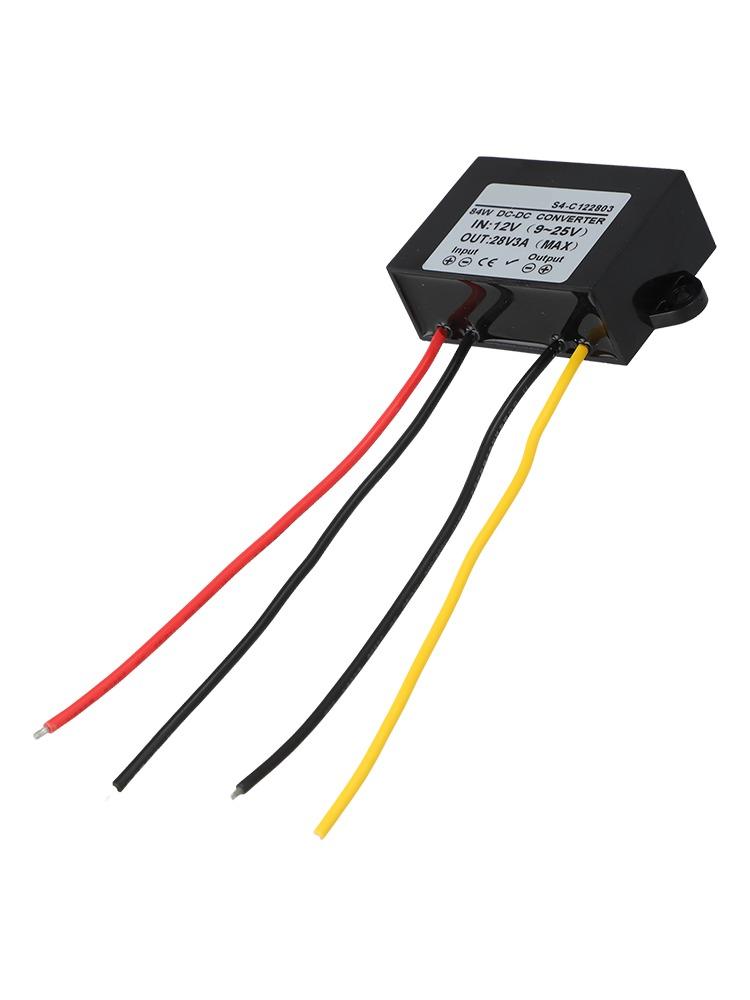 12V To 28V Voltage Regulator 12V To 28V DC-DC Converter Conversion Efficiency 95 IP68 Waterproof Heavy Rain Conditions