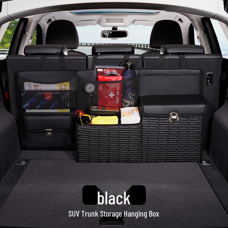 Car Trunk Organizer Hanging Storage Bag for SUV and Seat Back