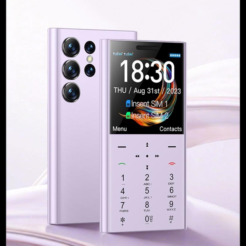 New I23 Elderly Feature Phone 1.77Inches 64MB RAM 64MB ROM FM Radio Flashlight Vibration Type-C 1400mAh Dual SIM Mini Card Small Mobile Phone