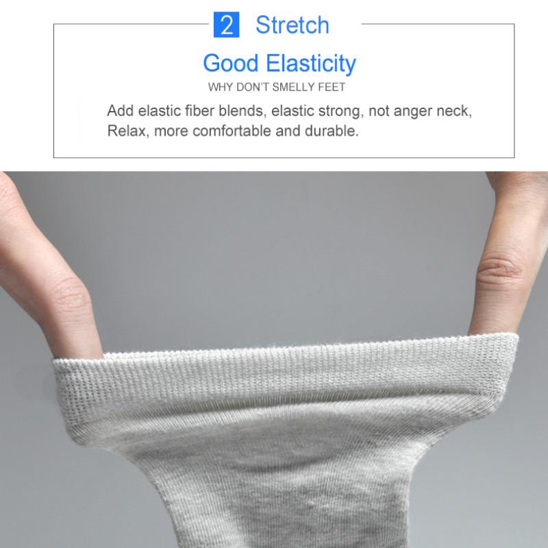 10 párů Nové pánské bavlněné ponožky Prodyšný antibakteriální deodorant Záruka značky Garance vysoké kvality Mužské ponožky