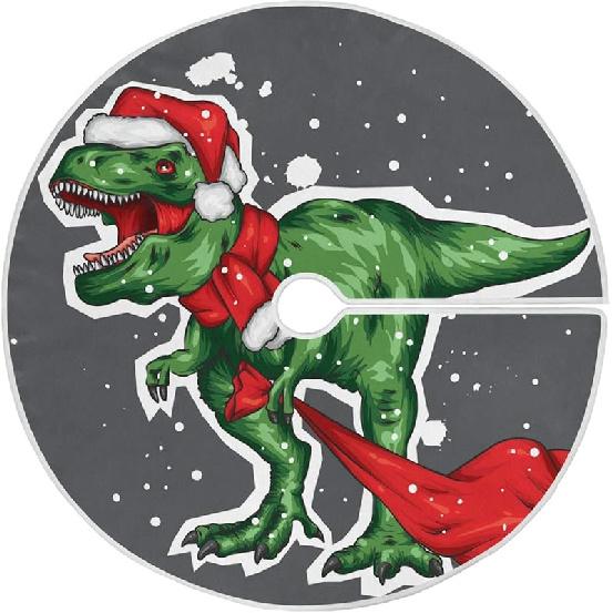 Maple Autumn Leaves Christmas Tree Skirt 48 Inch,Fall Tree Skirt Xmas Tree Floor Door Mat for Thanksgiving Party Decoration Decor Home Indoor Outdoor Christmas03