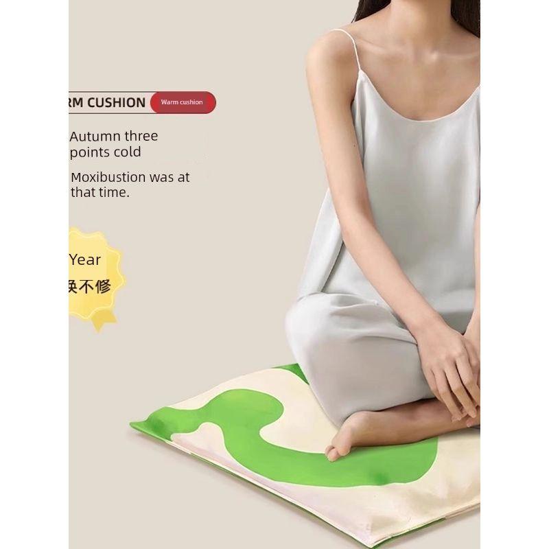 Yuanqi Same Model Moxibustion Seat Cushion Electric Heating No-Print Office Work Chair Heating Pad Heating Moxibustion Seat Cushion