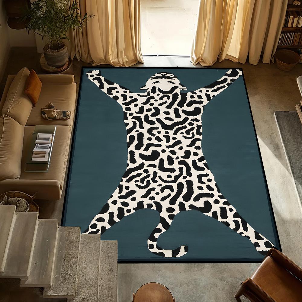 Adler kleiner Teppich Anti-Rutsch Küche Tiger Schlafzimmer Getufteter Teppich j-Jonathan Marokkanisch Ethnisch Wohnzimmer Eingang Retro Dekoration