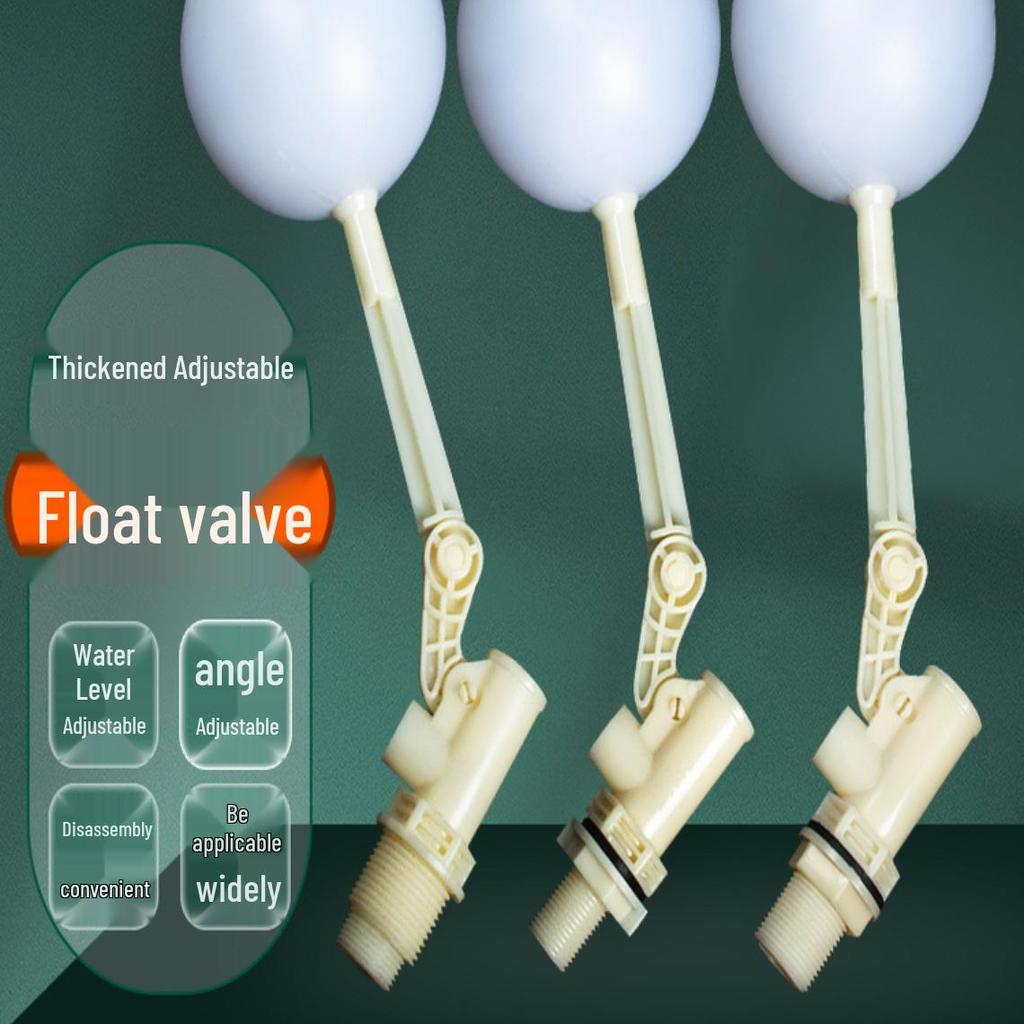 Adjustable Large Flow Plastic Float Valve for Water Level Control in Solar Water Towers and Tanks