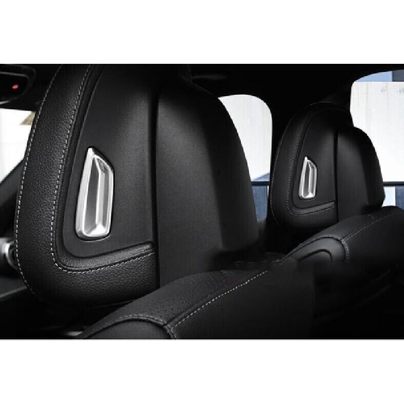 For Benz GLC X254 -2024 Silver Titanium Seat Headrest Button Ring Cover Trim