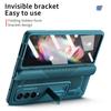 For Samsung Galaxy Z Fold 4 Case Fold3 Fold4 5g Hinge Full Coverage Phone Case With Tempered Glass Film Bracket Anti -Fall Shell