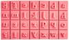 Zestaw stempelków z twarzami Petit Q dla dzieci (Alfabet małymi literami) 1234-004
