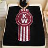 Kenworth, Couverture Flanelle à Motifs, Haute Qualité Confortable pour Toutes les Saisons, Décoration Intérieure, Chaleur et Confort, Parfaite pour les Cadeaux.
