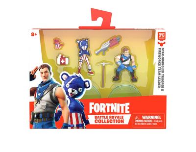 Fortnite Collection Mini Figure Set of 2 013 Star Spangled Trooper Freedom Bear &
