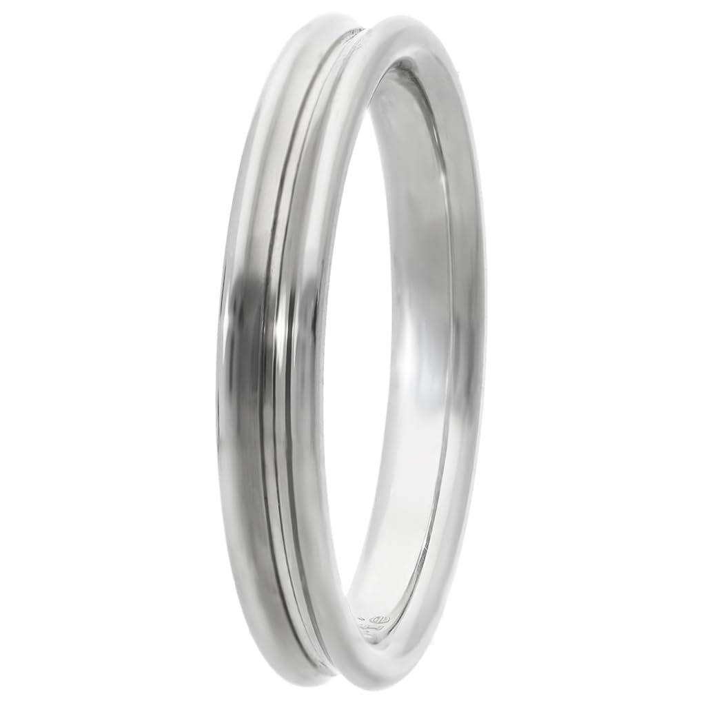 [Fe-fe] fe-fe x phiten [Special Edition] Phiten Simple Line Titanium Ring, Sizes 5-19 (Size 19), Hypoallergenic