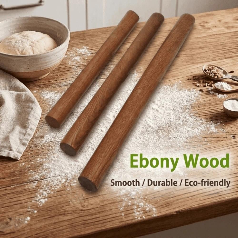 Wooden Rolling Pin 30/40/50cm Multi-functional Dough Roller Smooth Rounded Durable Pastry Roller Dumpling Making