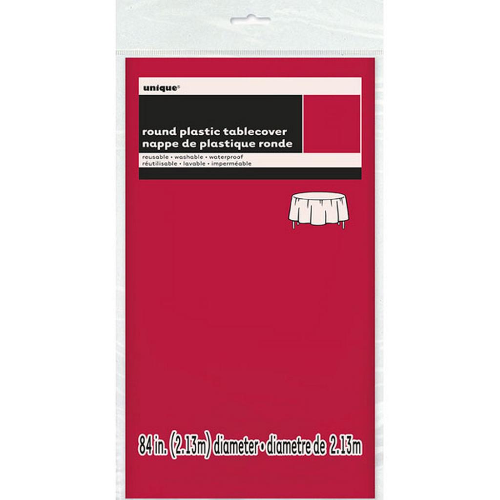 Amscan Runde Partytischdecke aus Kunststoff