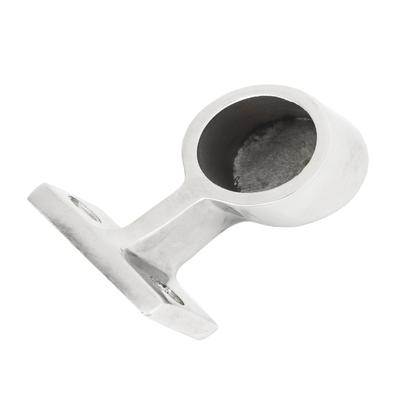 Marine Hand Rail Front Stanchion Stainless Steel Upturned Lightweight Boat Stanchion Hardware for Boating Sailing 25mm/1in