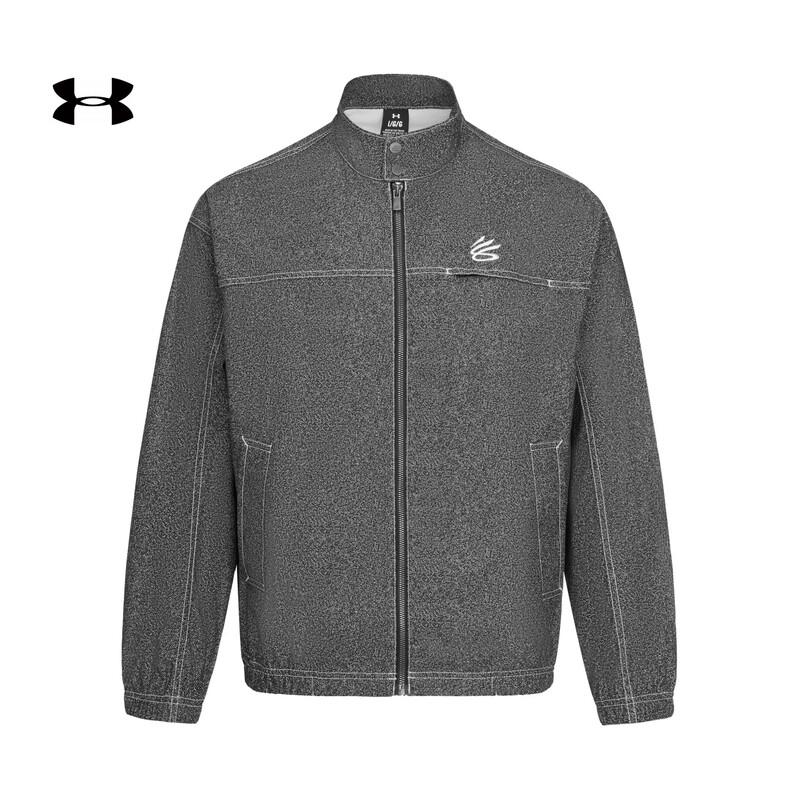 

Under Armour Curry Men s Faux Denim Basketball Jacket XXL