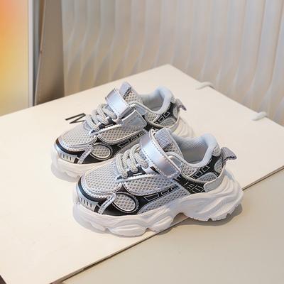 Barnsneakers Andningsbara Löparskor för Barn Halkfria 2024 Vardagliga Pojkar Flickor Skola Utomhussporter Basket Sneakers