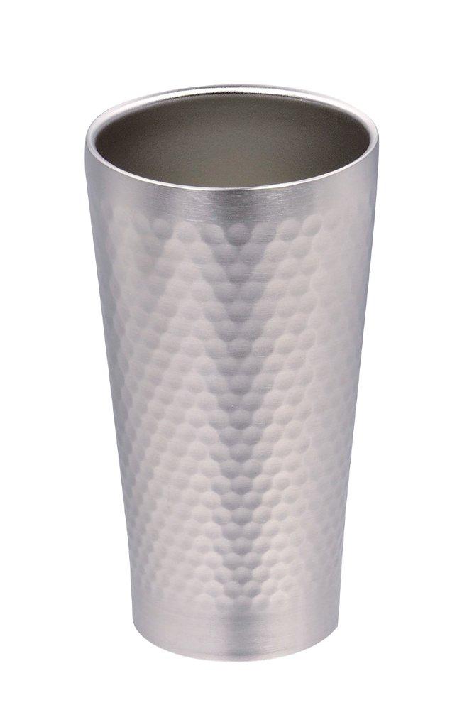 

Вакуумный стакан Pearl Metal 350 мл с вакуумной кузнечным механизмом, премиум-класса, серебристый, HB-516