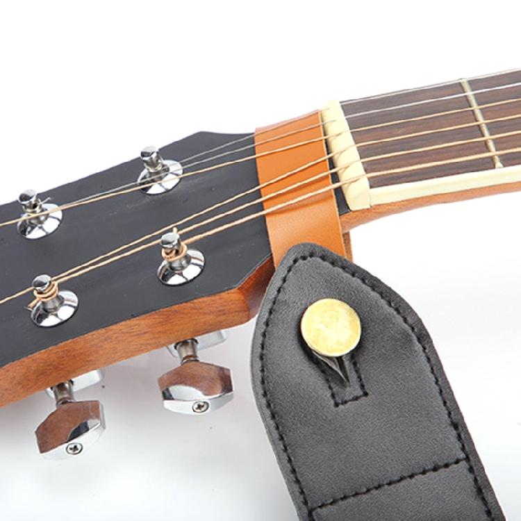 Leather Guitar Strap Button Headstock Adapter Tie for Acoustic, Ukulele&Mandolin