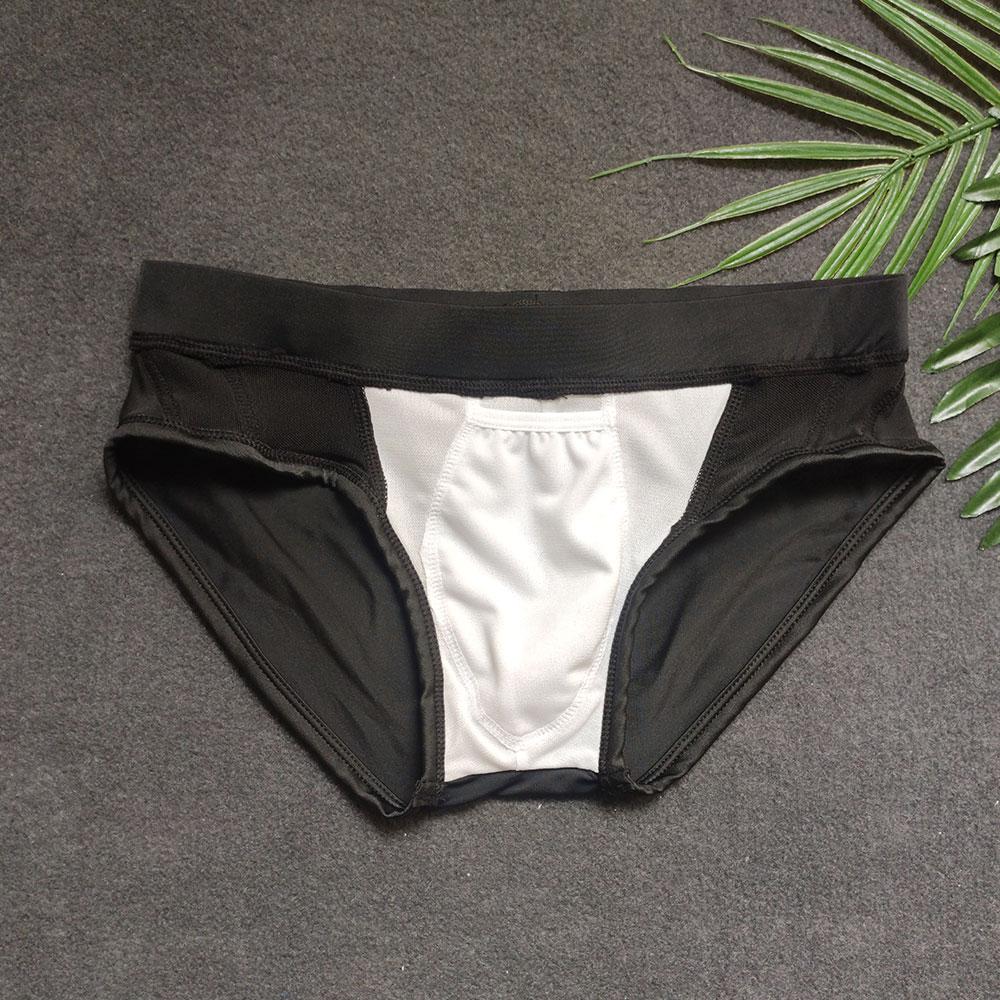 Pánské síťované plavky kalhotky Pánské plavky Drzé plavky Evropské sexy nízký pas