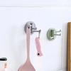 10pcs Three Branch Rotatable Seamless Adhesive Hook Strong Bearing Stick Hook Wall Hanger Bathroom Kitchen Supplies Hooks