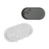 DIY Dish Molds Cup Pad Molds Elliptical Shaped Epoxy Resin Molds Silicone Material for DIY Hand-Making Dish Artworks
