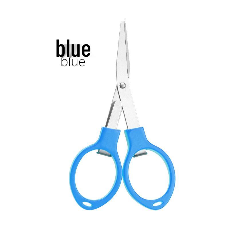 Compact Multi-Functional Zinc Alloy Folding Scissors for Paper Cutting & Outdoor Travel