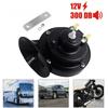 300db 12V 48W Car Snail Air Horn Waterproof Train Horn Dual-Tone Loud Signal Super Loud Horn For Motorcycle Car Truck