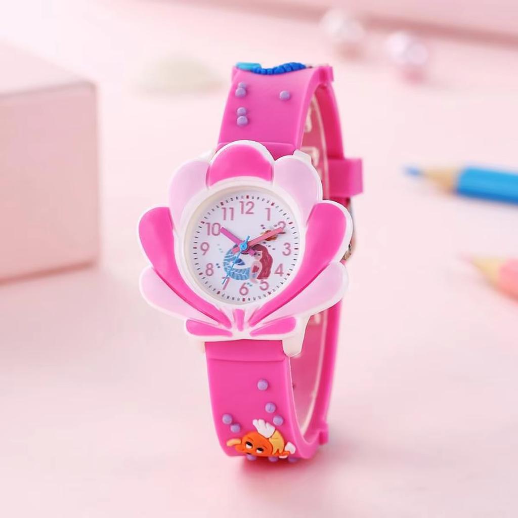 2025 Nuovo Orologio per Bambini con Stampa Girasole e Nuvole, Cinturino in Silicone, Ragazza, Carino, Cartone Animato, Orologio al Quarzo, Orologi per Bambini, Ragazzo, Ragazza