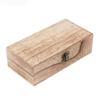New Tung Wood Rectangular Wooden Storage Box Retro Wooden Box Gift Clamshell Wooden Box Set Storage Decoration Cosmetic