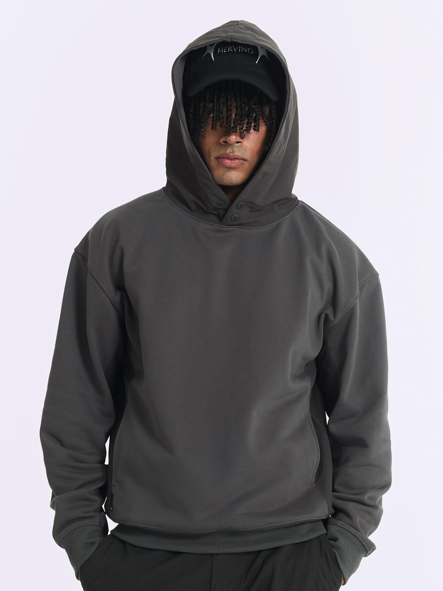 Худи Ervino с двойной пуговицей [Серый] Gray/L