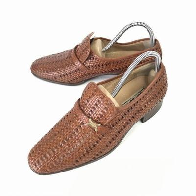 Made In Japan Samson Braided Leather Waraji Shoes 25.5 Women Brown(USED)