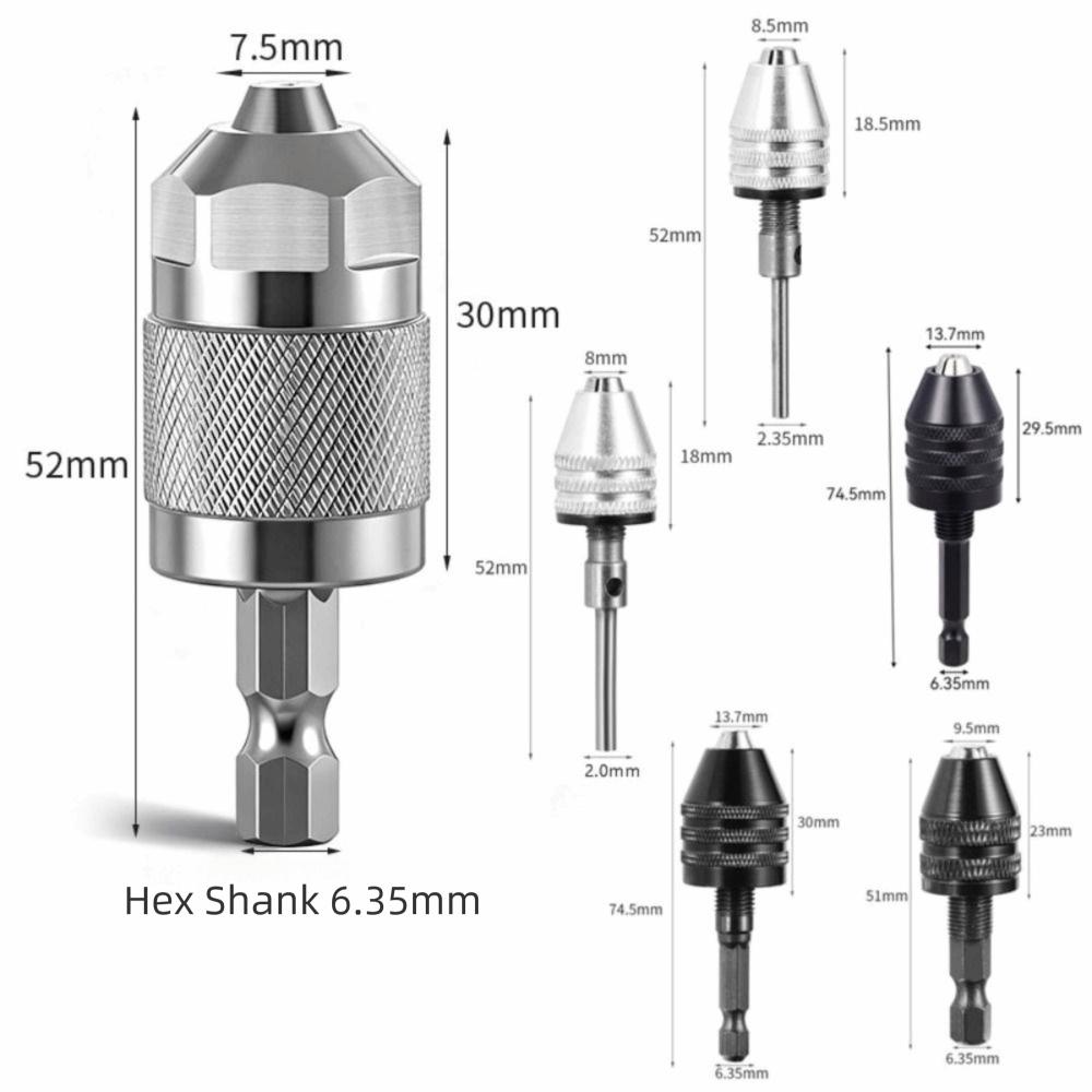 Hexagonal Shank Hex Shank Drill Bits Adapter Quickly Replace Hex Shank Connector  Woodworking