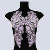 Floral Pattern Embroidery Applique Beaded Sequin Sewing Applique Exquisite Cloth Patch  Sewing DIY