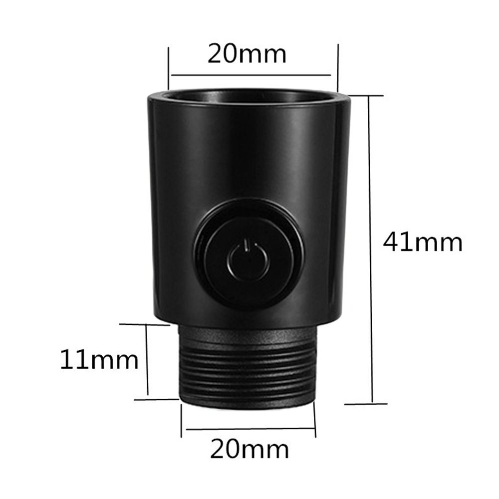 Plastic Shower Head Arm Diverter Flow Limiter Water Flow Regulator Water Stop Valve  Bathroom Parts