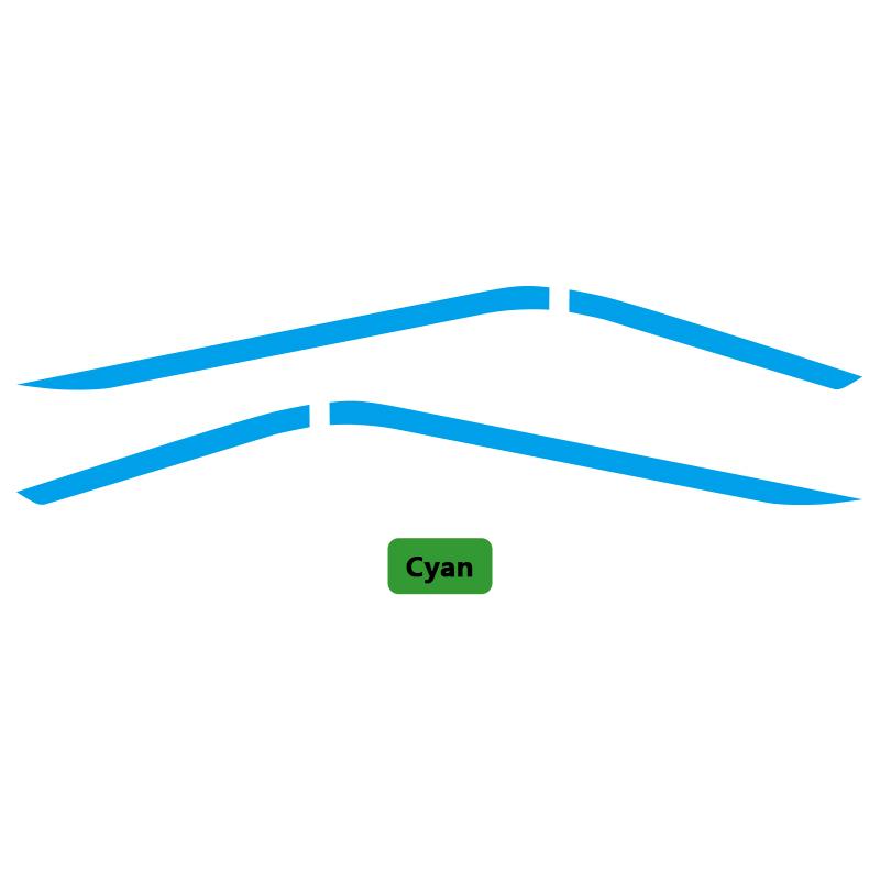 

POSFIRA Motorcycle Rear Seat Stickers Vinyl Decal for Honda Hornet CB 1000 CB1000/SP 2025 Motorbike Decoration Strip Accessories Hornet 1000-Cyan