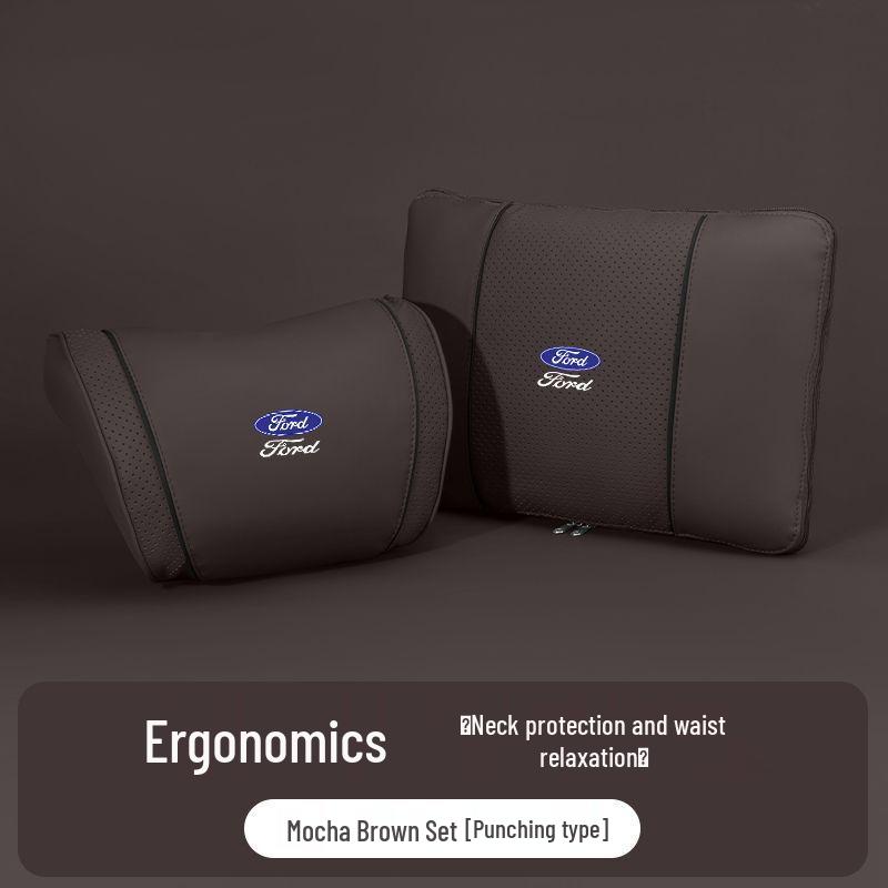Ford Mondeo, Focus, Explorer, Taurus, Edge Lumbar Support, Headrest & Neck Pillow