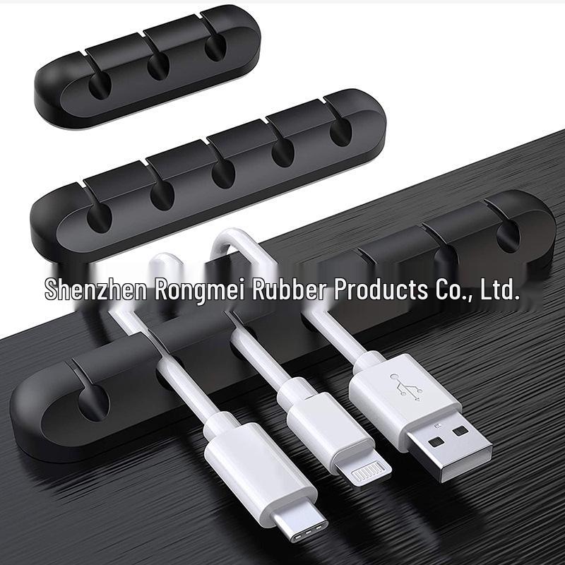 Self-Adhesive Cable Clips for Car, Home, and Office