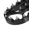 CNC Wide Fat Footpegs Foot Pegs  Rotating Footpegs Black  for  Dyna Sportster Ir