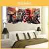 Avengers 3d The Wall Stickers Removable Kids Nursery Home Decor Mural Art Decal