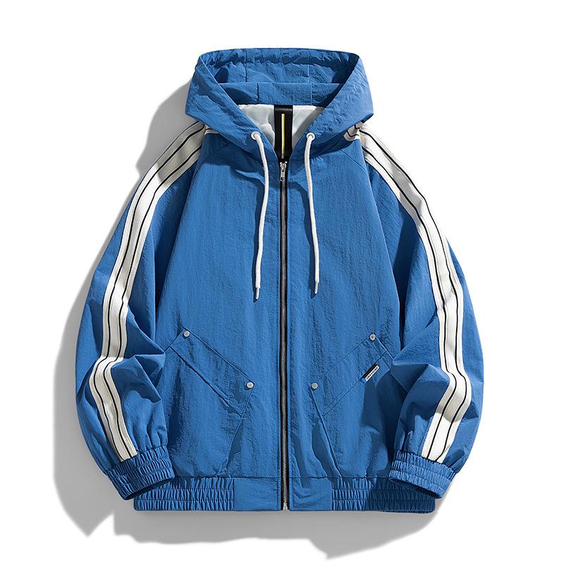Spring and Autumn New Plus Size M-8XL Trendy Fashion Casual Men's Jacket Loose Ruffian Sports Jacket Men's Jacket