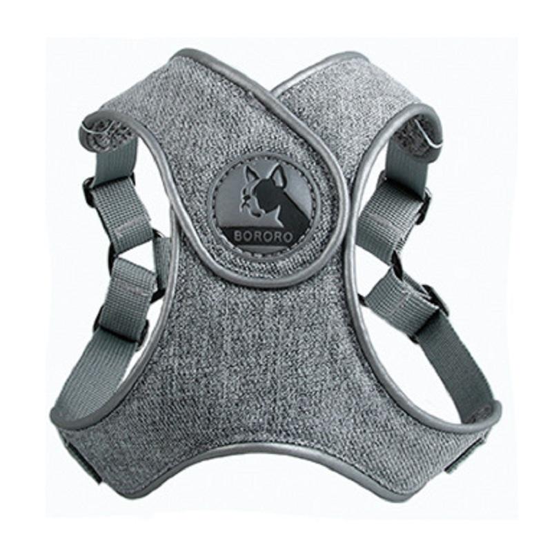 Classic Reflective Dog Harness Vest Soft Mesh Pet Harnesses Breathable Step-in Pet Strap For Small Medium Large Dogs Pitbull