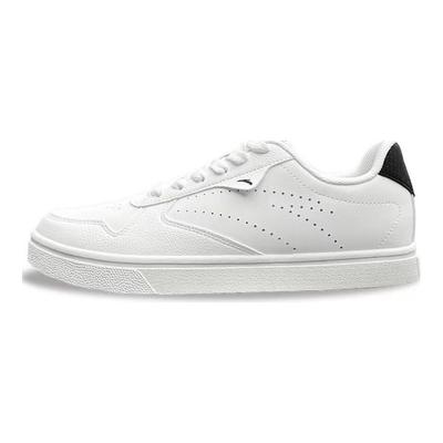 Klassisch Vielseitig Rutschfest Verschleißfest Leicht Niedrig geschnitten Skate-Schuhe Damen Sneaker Weiß Schwarz 122438015S-1