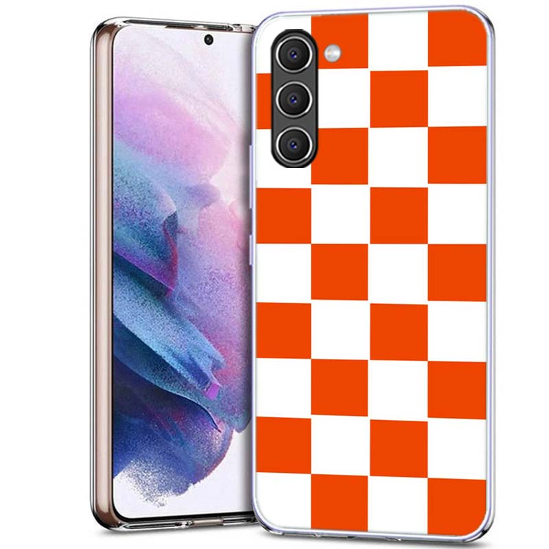 Retro Classic Chess Board Grid Phone Case for Samsung A54 A14 A24 A34 A17 A37 A57 A55 A35 A25 A15 A13 A23 A33 A53 A07 A05S A04S