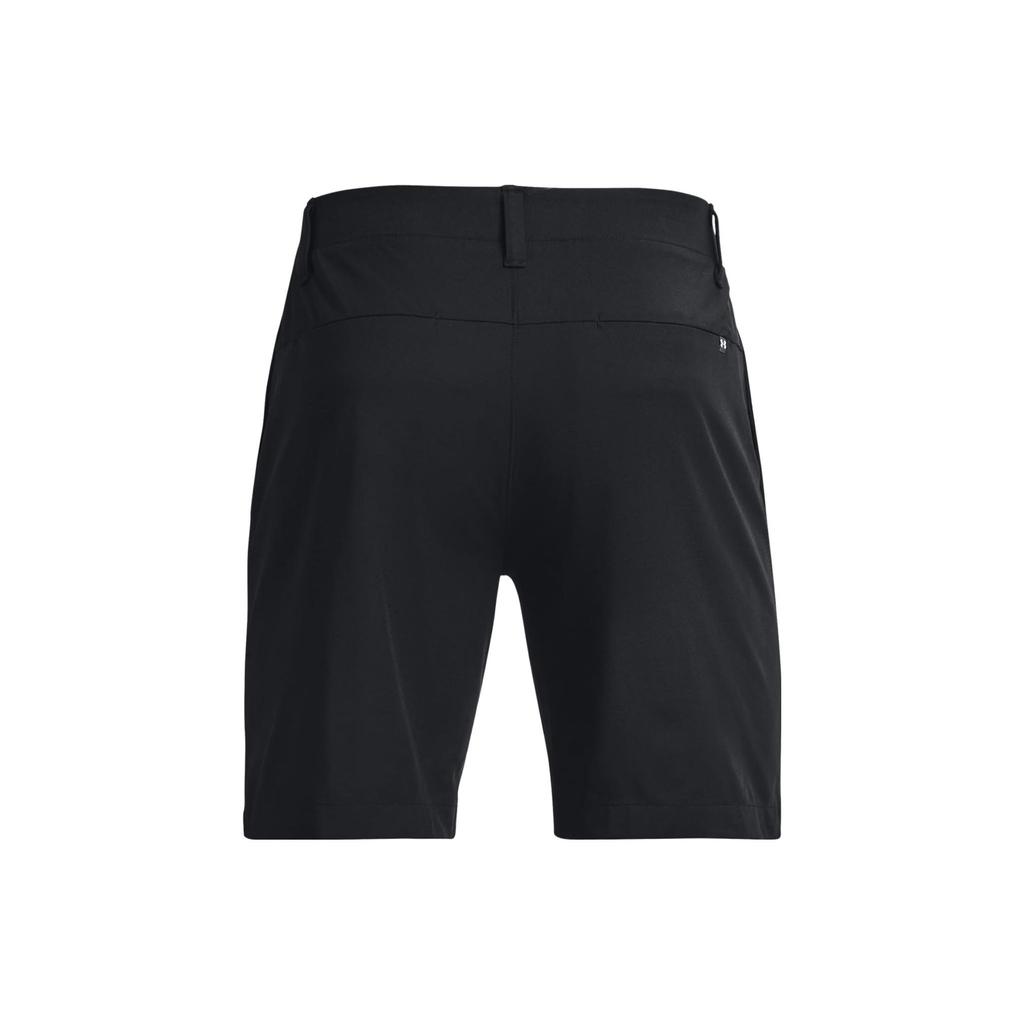UA Stretch Woven Golf Solid Color Sports Shorts Men Shorts Black 1370083-001