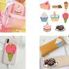 8 Pcs Cartoon Food Embroidered Patches Cake Iron On Patches Repair Patches Ice Cream Sewing Patches for Clothes Bag