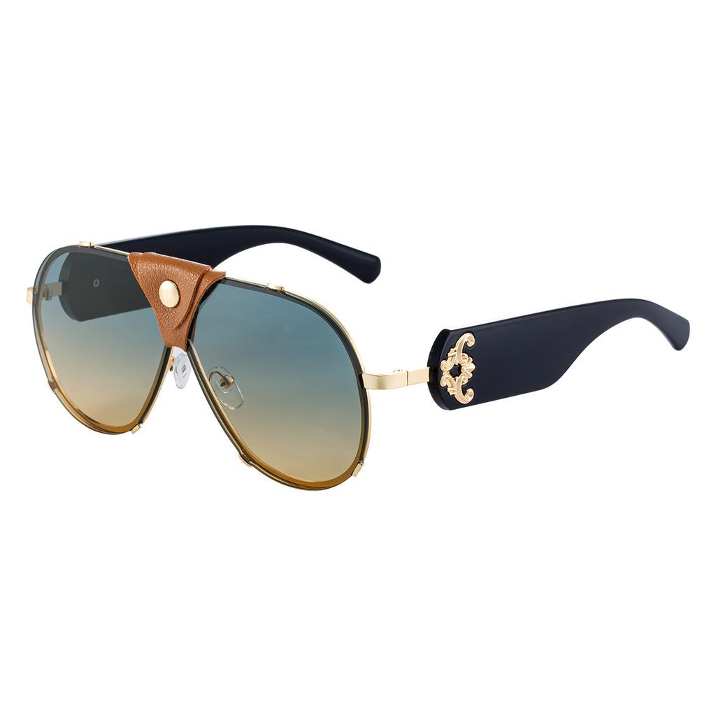 Luxury Oversized Women Sunglasses Stylish Pilot Rimless Sun Glasses Designer Fashion UV400 Protection