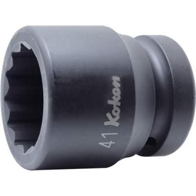 Impact X 30mm 57mm Overall Length Ko-ken Socket, 12-Point, 18405M-30, 25.4mm Drive,